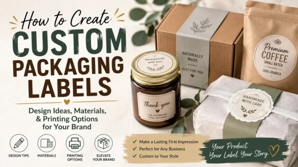 Custom Packaging Labels: How to Make Your Products Look More Finished