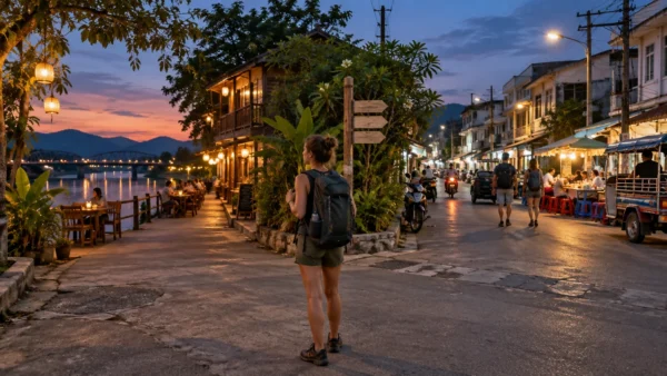 Kanchanaburi Riverfront vs Town Center: What Changes After Dark