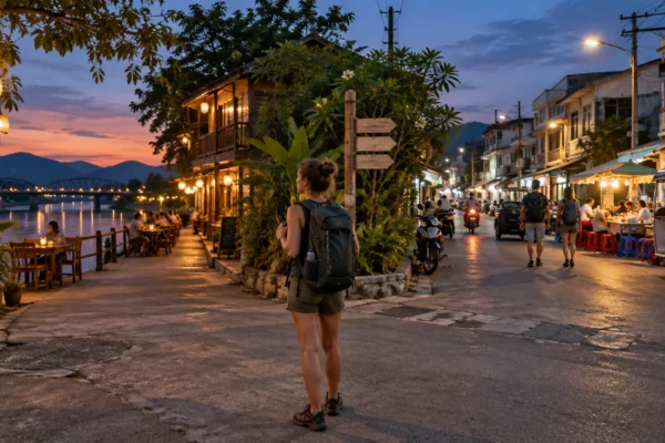 Kanchanaburi Riverfront vs Town Center: What Changes After Dark